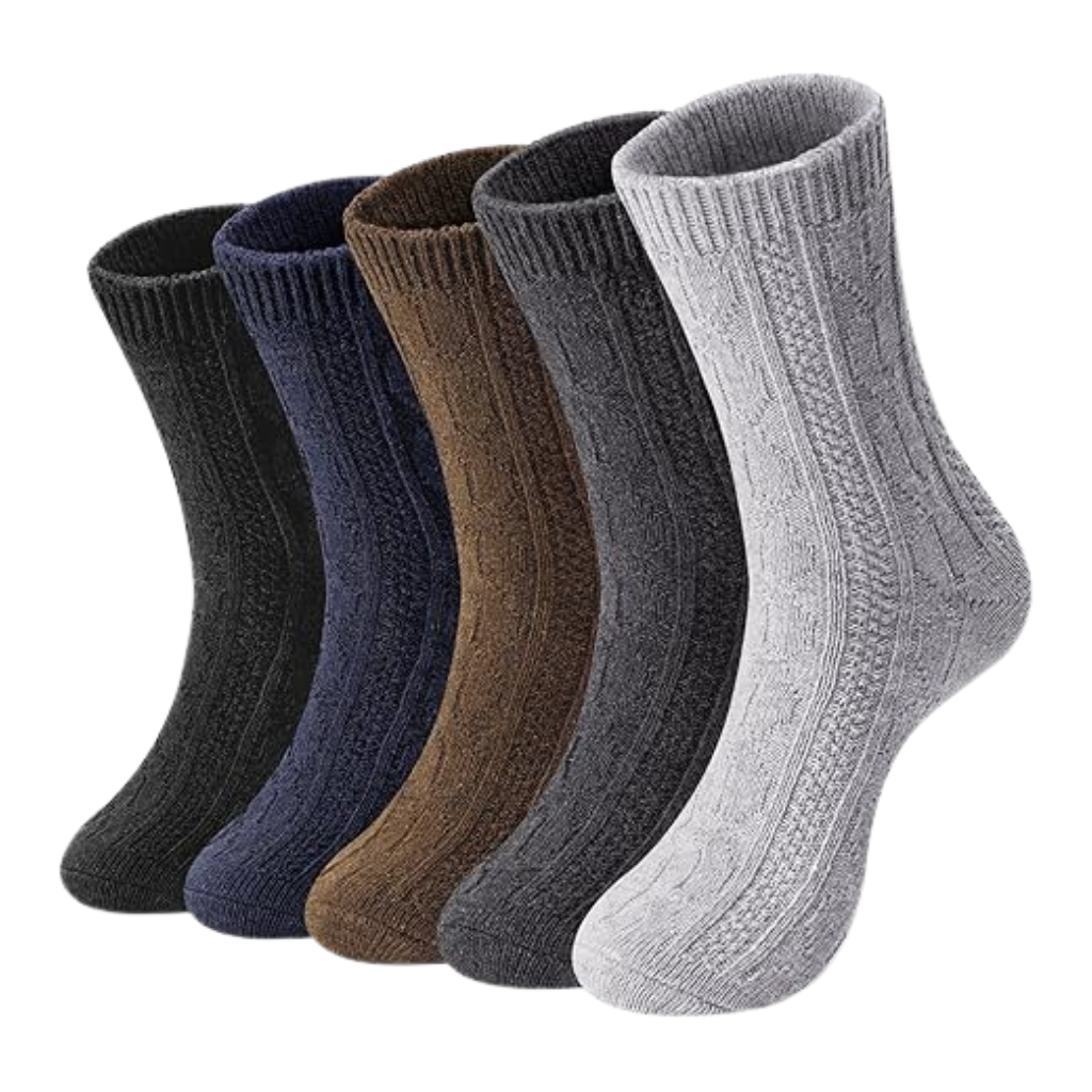 Warm Winter Socks Knit Crew Calf Hiking Boot Sock