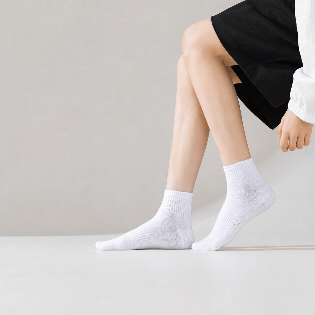 Pack Of 5 Athletic Mini Crew Gym Socks For Women