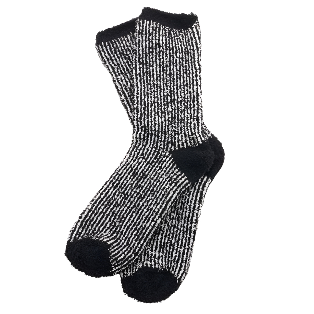 Barefoot Rib Contrast Socks