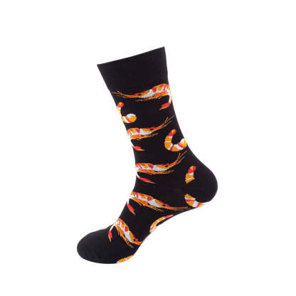 Happy Bright Abstract Socks