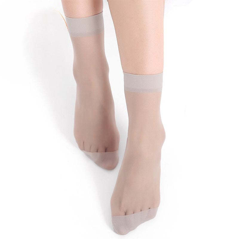 Transparent Ultra Thin Crystal Silk Socks