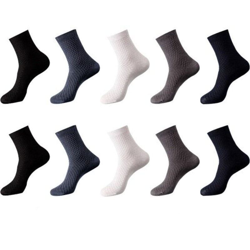 10 Pairs Bamboo Fiber Casual Long Socks10 Pairs Bamboo Fiber Casual Long Socks - Image 6