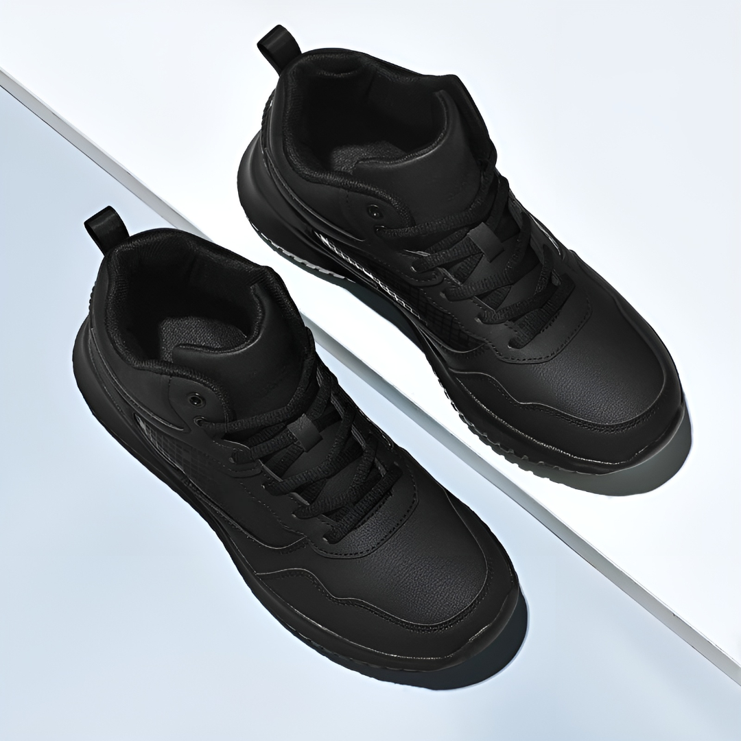 Men Leather Non Slip Food Service Shoes