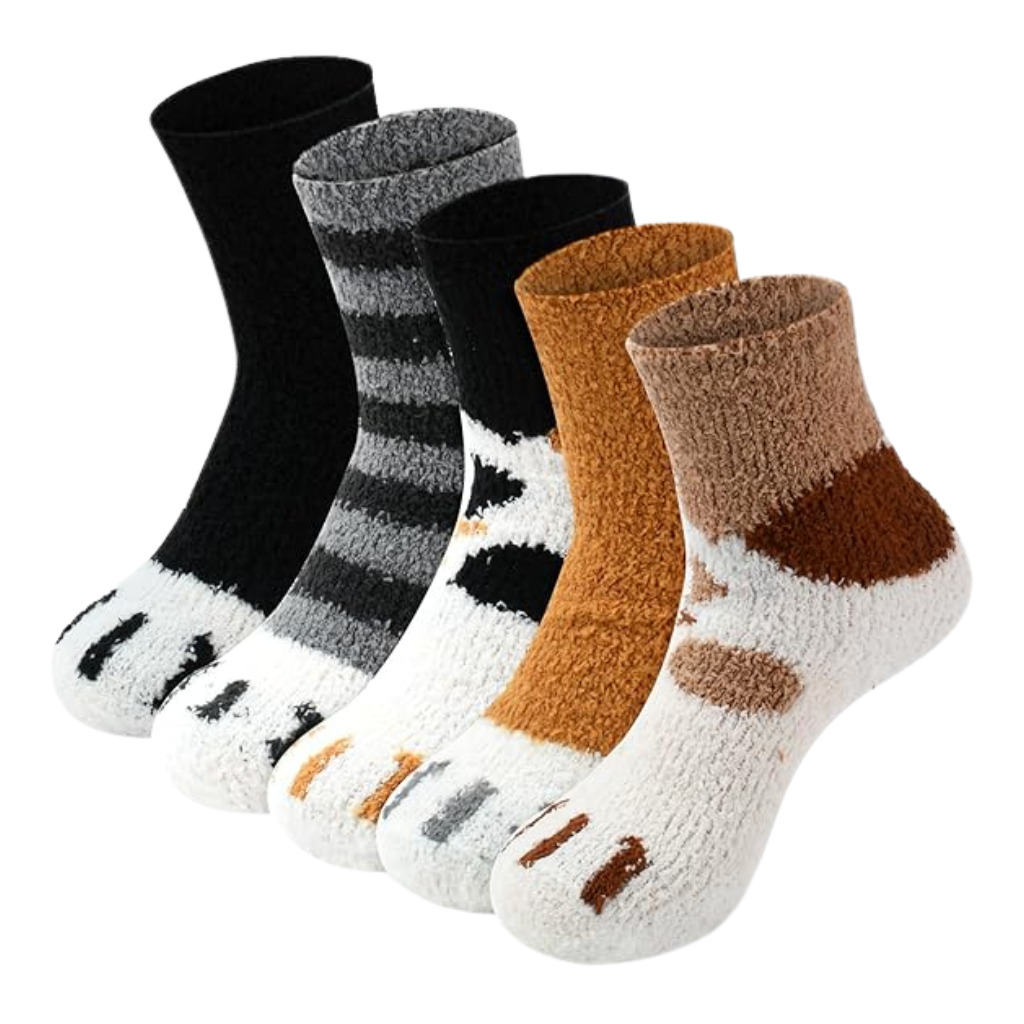 Textured Blend Crew Pattern Style Socks
