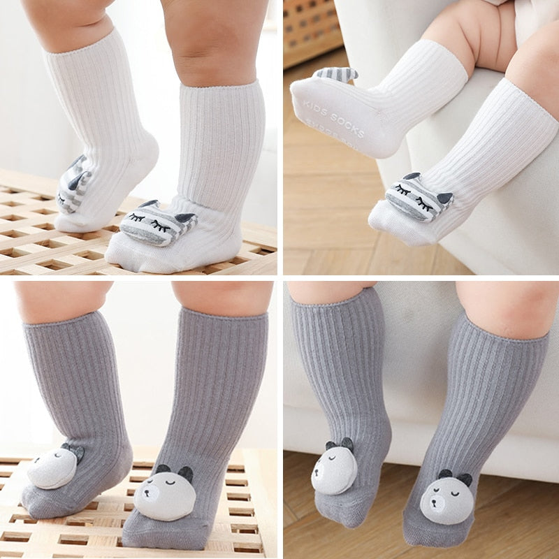 Anti Slip Soled Soft Cotton Cartoon Animal Baby SocksAnti Slip Soled Soft Cotton Cartoon Animal Baby Socks - Image 6