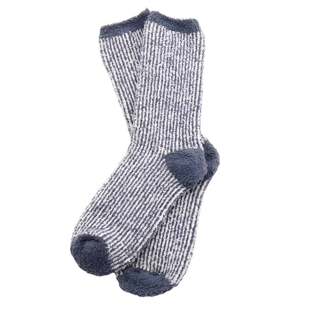 Barefoot Rib Contrast Socks