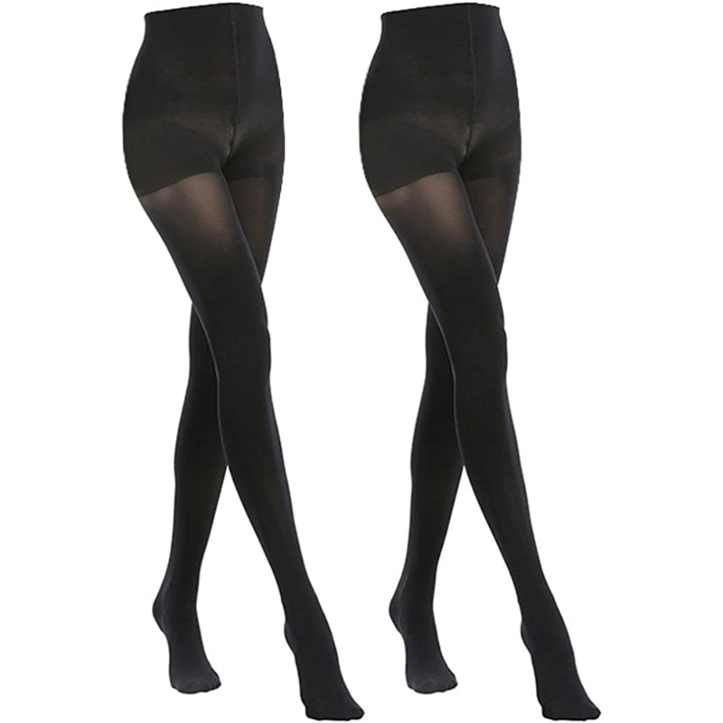 Pack Of 2 Women's Opaque Control Top Tights Comfort Stretch 70 Denier PantyhosePack Of 2 Women's Opaque Control Top Tights Comfort Stretch 70 Denier Pantyhose - Image 3