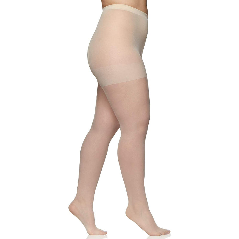 Women's All Day Sheer Non-control Top Pantyhose - SandalfootWomen's All Day Sheer Non-control Top Pantyhose - Sandalfoot - Image 4