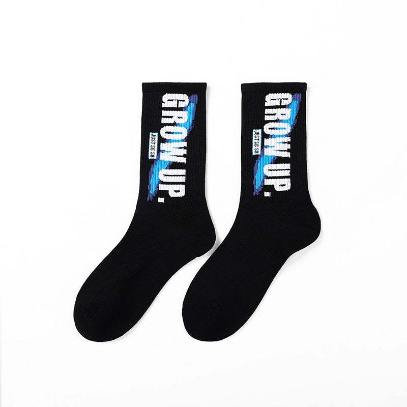 Casual Printed Basketball Socks