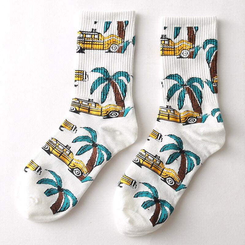 Casual Printed Basketball Socks