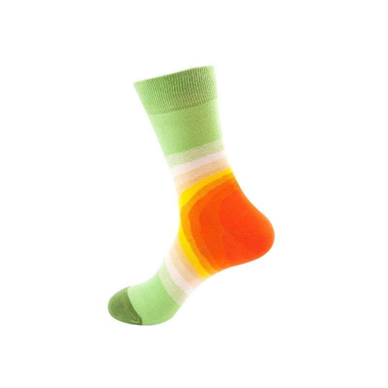 Happy Bright Abstract Socks