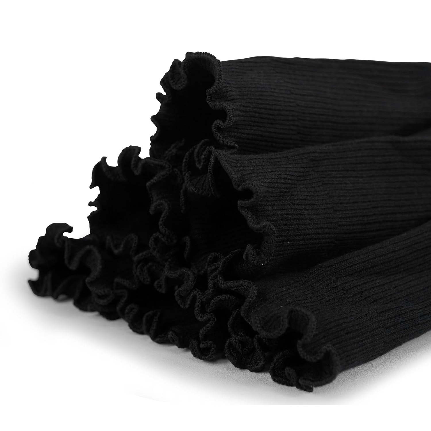 Ruffle Athletic Lightweight Crew Socks For Women