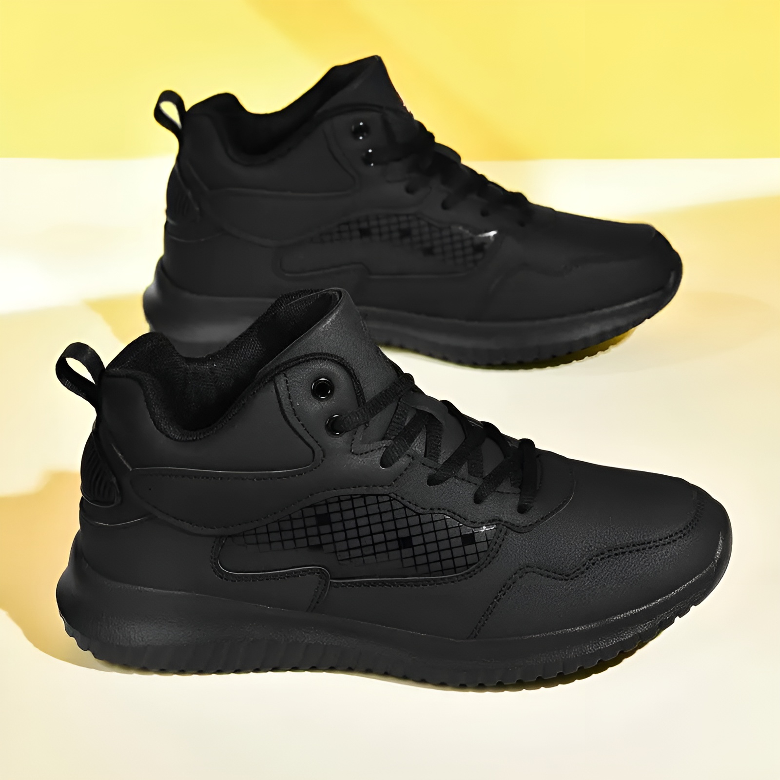 Men Leather Non Slip Food Service ShoesLightweight Non Slip Restaurant Kitchen Work Shoes For Men - Image 2