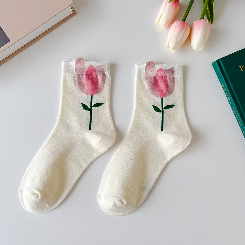 Cartoon Flower Candy Breathable Casual Short SocksCartoon Flower Candy Breathable Casual Short Socks - Image 12