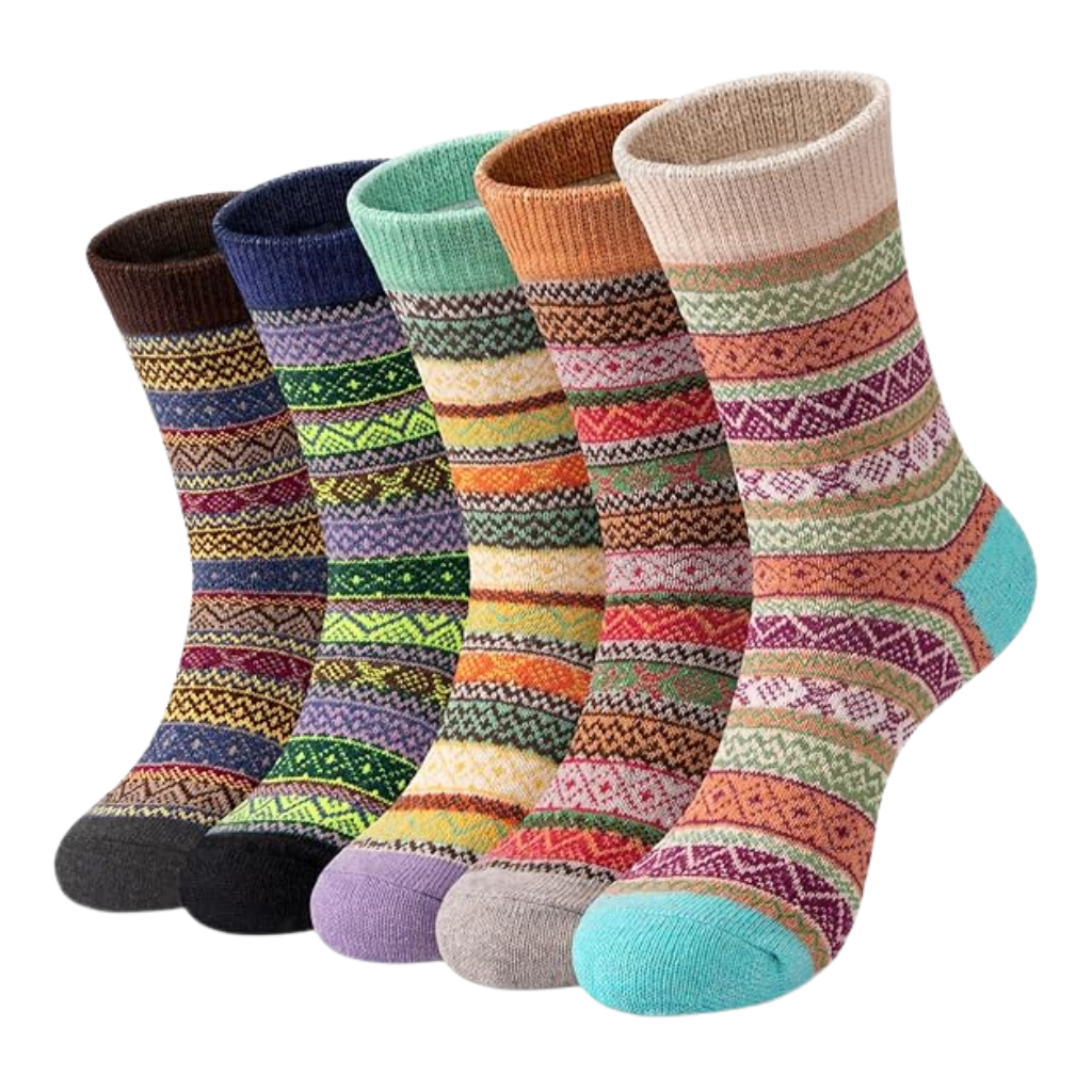 Warm Winter Socks Knit Crew Calf Hiking Boot Sock
