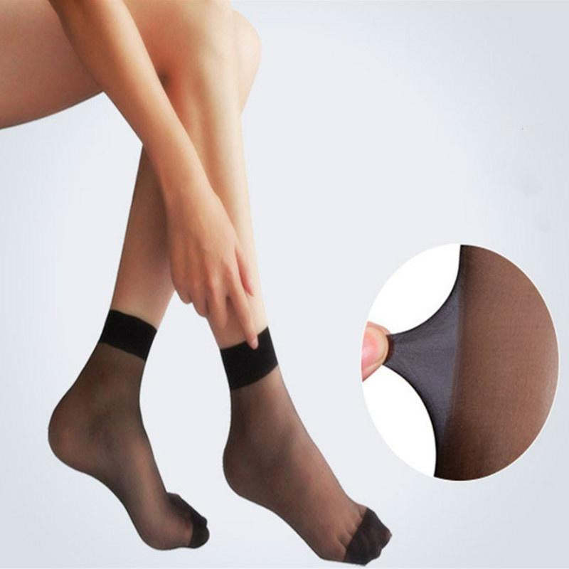 Transparent Ultra Thin Crystal Silk Socks