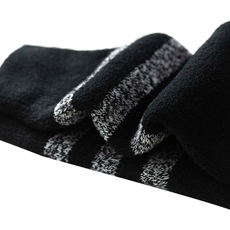 Solid Color Warm Thick Thermal Socks For Men