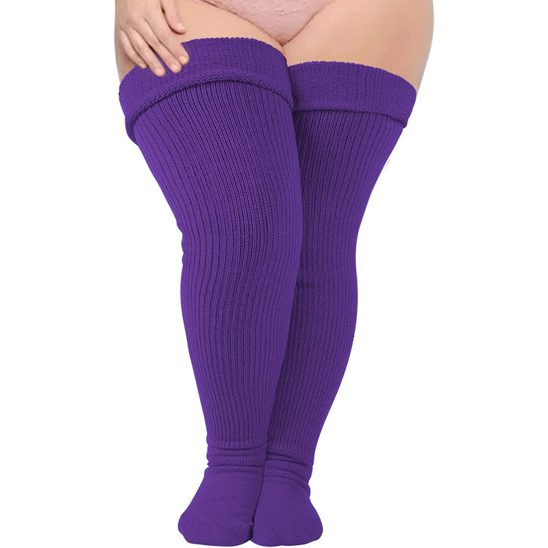 Plus Size Thigh High Socks for Thick Thighs Women- Thigh Highs Widened Extra Long Thick Knit SocksPlus Size Thigh High Socks for Thick Thighs Women- Thigh Highs Widened Extra Long Thick Knit Socks - Image 21