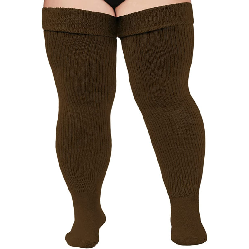 Plus Size Womens Thigh High Socks for Thick Thighs- Extra Long & Thick Over the Knee Stockings- Leg Warmer Boot SocksPlus Size Womens Thigh High Socks for Thick Thighs- Extra Long & Thick Over the Knee Stockings- Leg Warmer Boot Socks - Image 16