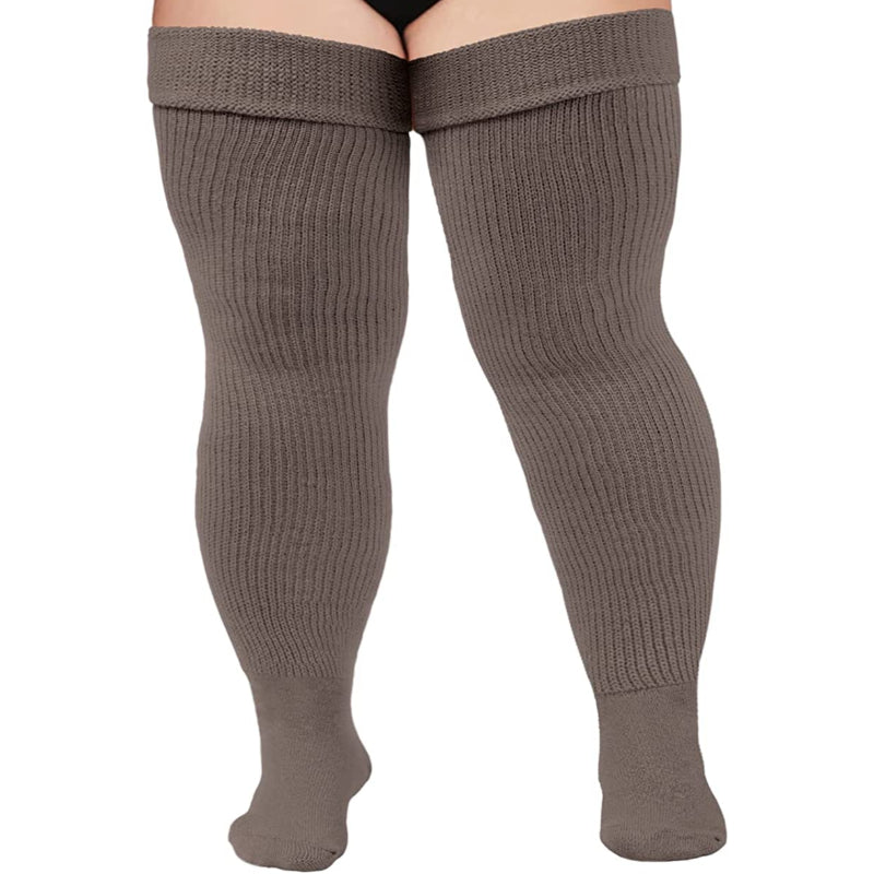 Plus Size Womens Thigh High Socks for Thick Thighs- Extra Long & Thick Over the Knee Stockings- Leg Warmer Boot SocksPlus Size Womens Thigh High Socks for Thick Thighs- Extra Long & Thick Over the Knee Stockings- Leg Warmer Boot Socks - Image 15