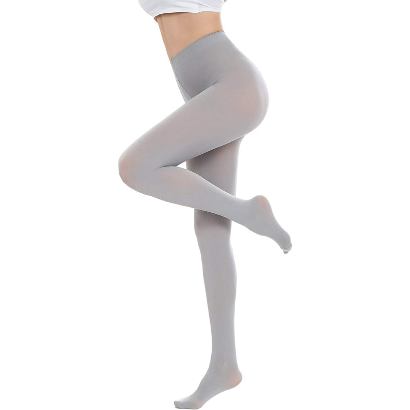 Run Resistant 80D Soft Solid Color Semi Opaque Footed Tights High WaistRun Resistant 80D Soft Solid Color Semi Opaque Footed Tights High Waist - Image 20