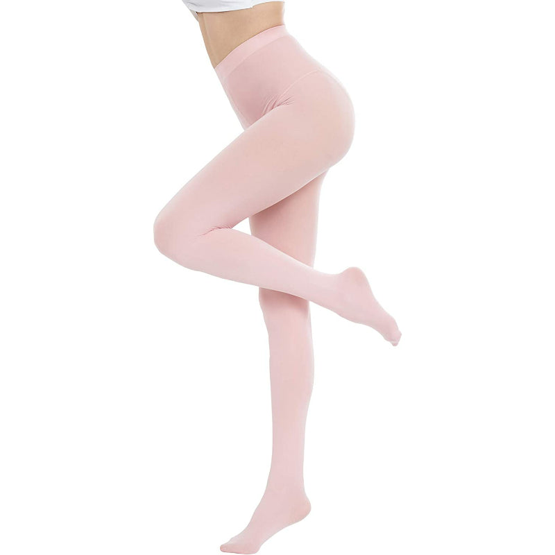 Run Resistant 80D Soft Solid Color Semi Opaque Footed Tights High WaistRun Resistant 80D Soft Solid Color Semi Opaque Footed Tights High Waist - Image 21