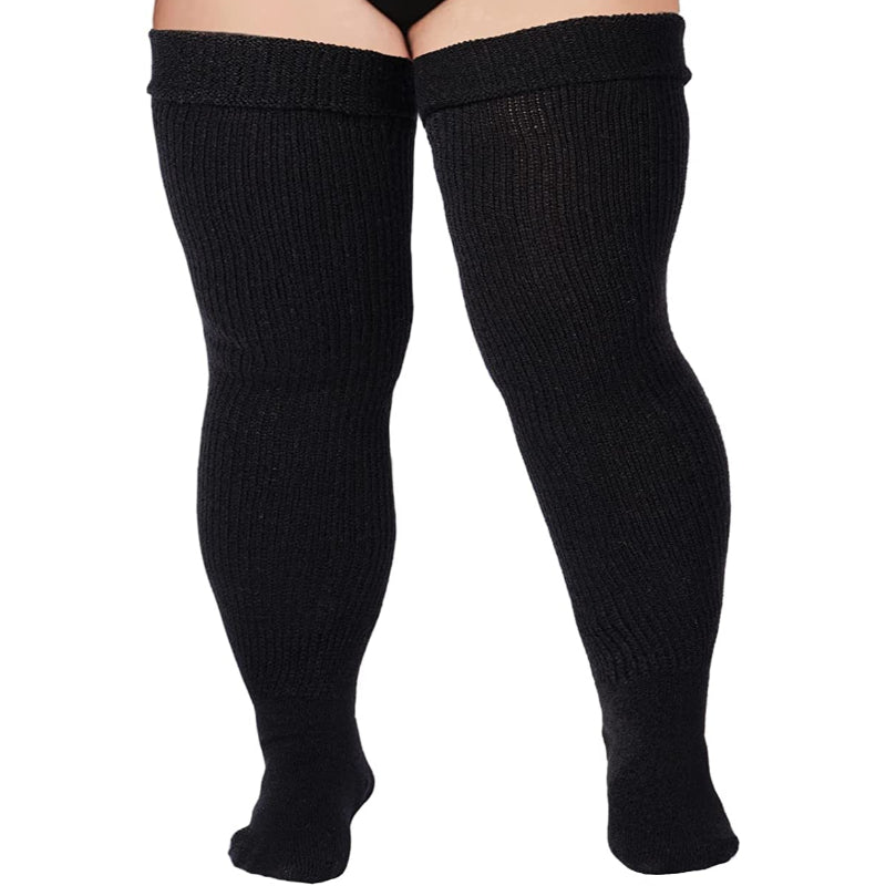 Plus Size Womens Thigh High Socks for Thick Thighs- Extra Long & Thick Over the Knee Stockings- Leg Warmer Boot SocksPlus Size Womens Thigh High Socks for Thick Thighs- Extra Long & Thick Over the Knee Stockings- Leg Warmer Boot Socks - Image 14