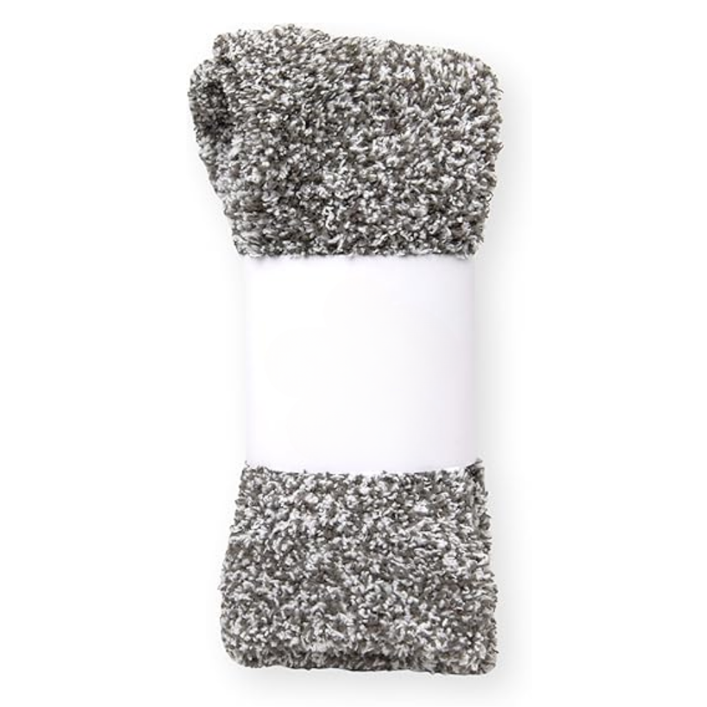 Textured Cloud Knit Crew Lounge Socks