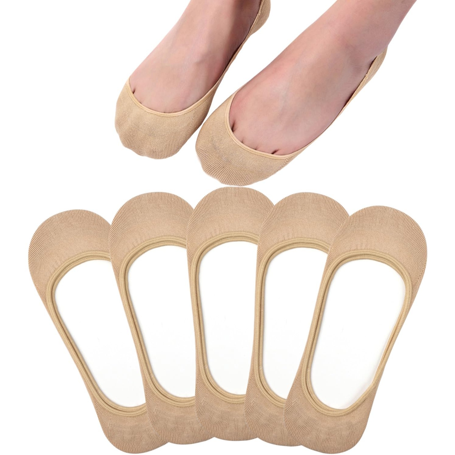 Comfortable Low Cut Socks For Flats And Loafers