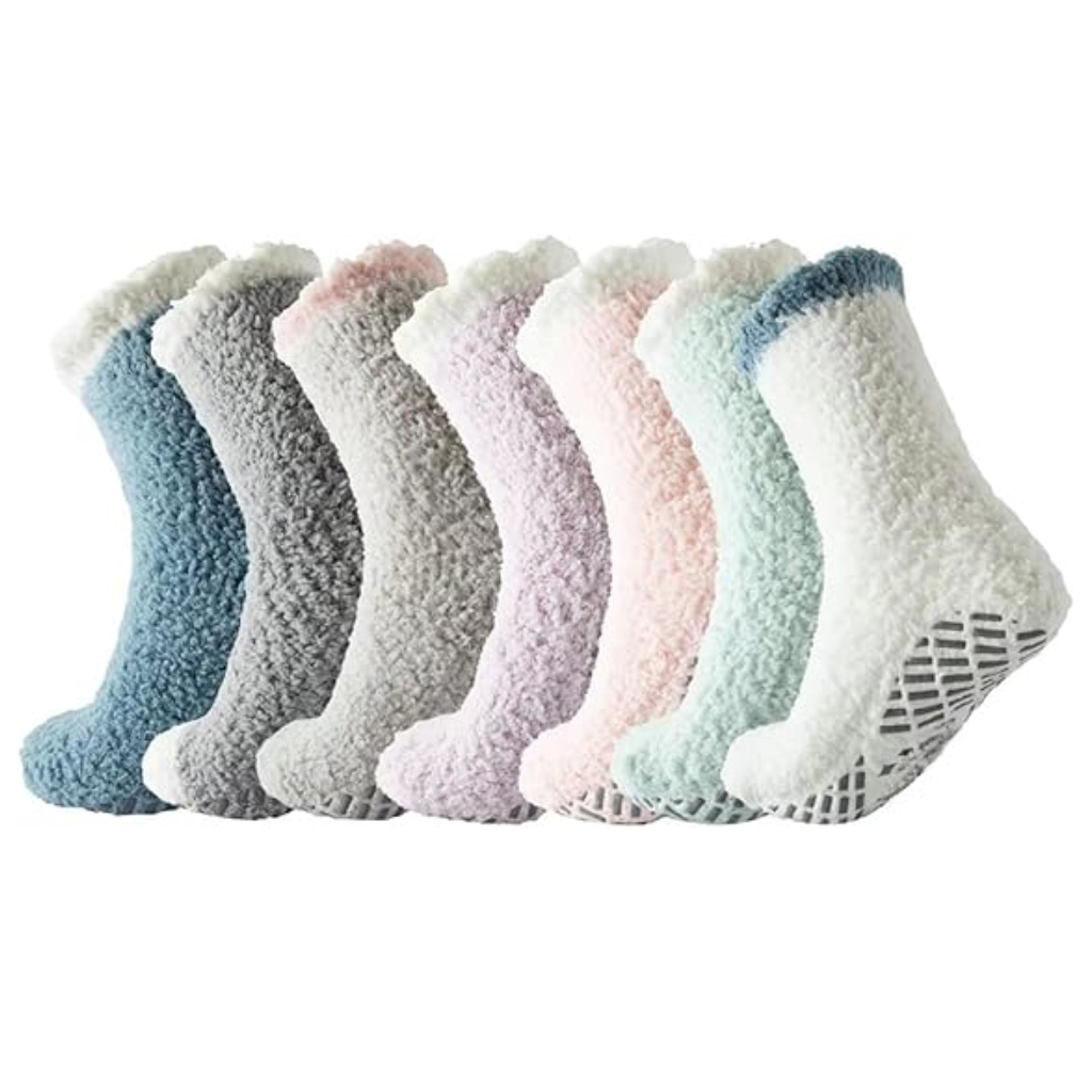 Knit Texture Blend Crew Pattern Socks