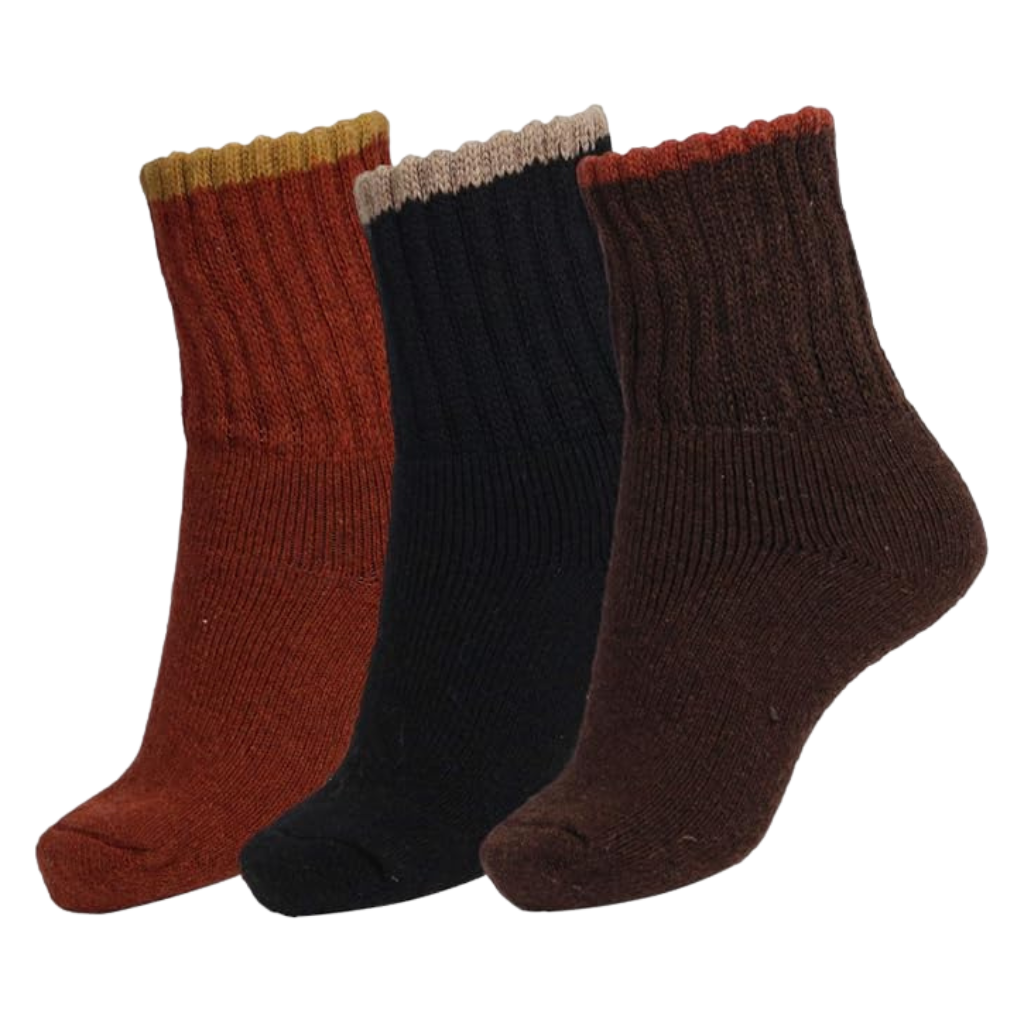 Boot Socks for Women Winter Solid Thick Warm SocksSolid Knit Boot Style Crew Socks - Image 8