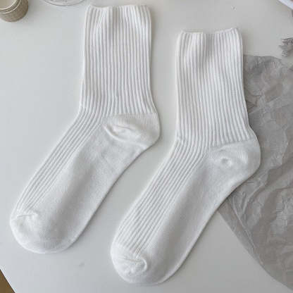 White Lace Bowknot Cotton Ankle Socks