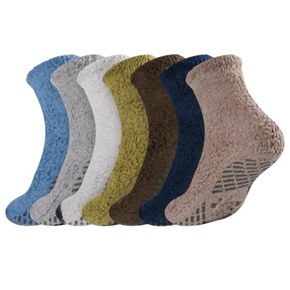 Knit Texture Blend Crew Pattern Socks