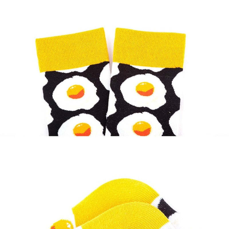 Cartoon Abstract Design Socks