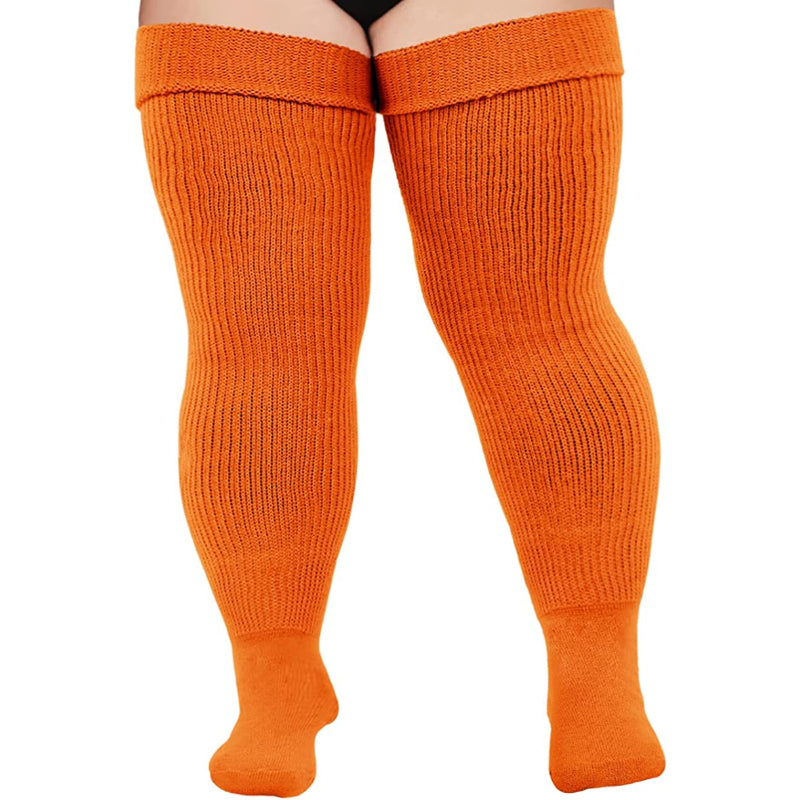 Plus Size Womens Thigh High Socks for Thick Thighs- Extra Long & Thick Over the Knee Stockings- Leg Warmer Boot SocksPlus Size Womens Thigh High Socks for Thick Thighs- Extra Long & Thick Over the Knee Stockings- Leg Warmer Boot Socks - Image 7