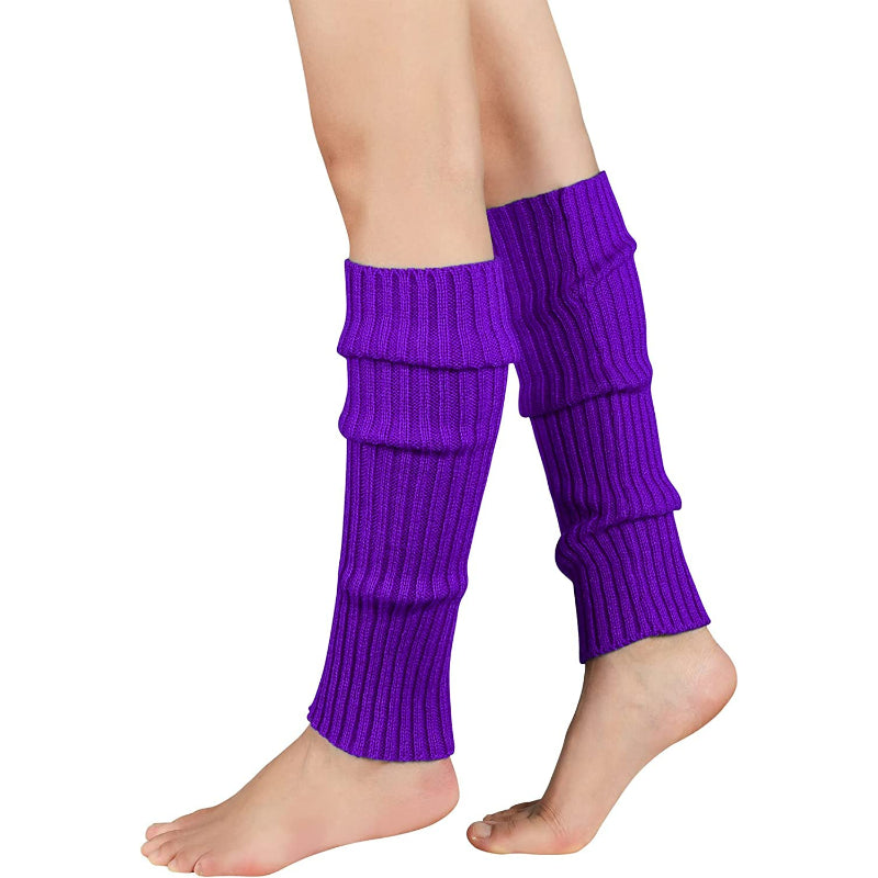 Solid Color Womens Fashion Leg Warmers Adult Junior 80s Ribbed Knitted Long Socks for Party Sports Casual SocksSolid Color Womens Fashion Leg Warmers Adult Junior 80s Ribbed Knitted Long Socks for Party Sports Casual Socks - Image 3
