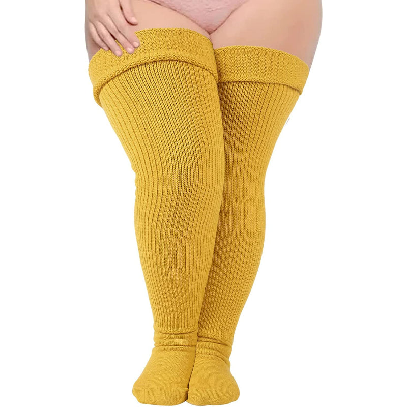 Plus Size Thigh High Socks for Thick Thighs Women- Thigh Highs Widened Extra Long Thick Knit SocksPlus Size Thigh High Socks for Thick Thighs Women- Thigh Highs Widened Extra Long Thick Knit Socks - Image 10