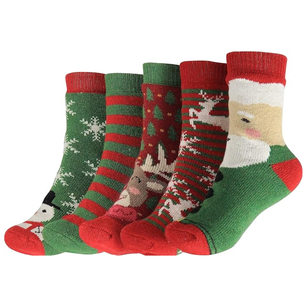 Textured Blend Crew Style Pattern SocksTextured Blend Crew Style Pattern Socks - Image 6