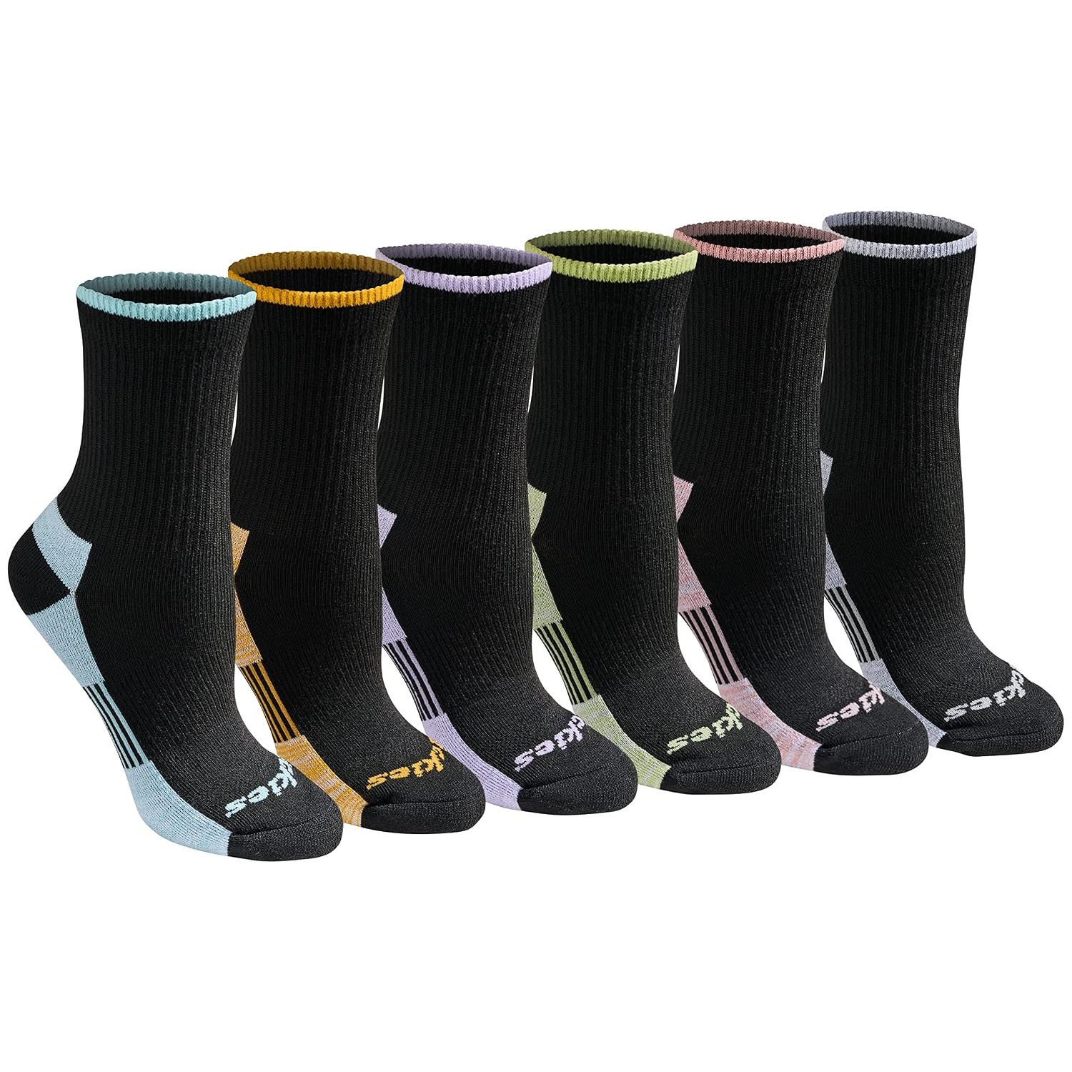 Wicking Midcrew Pack Of 12 Socks For Women