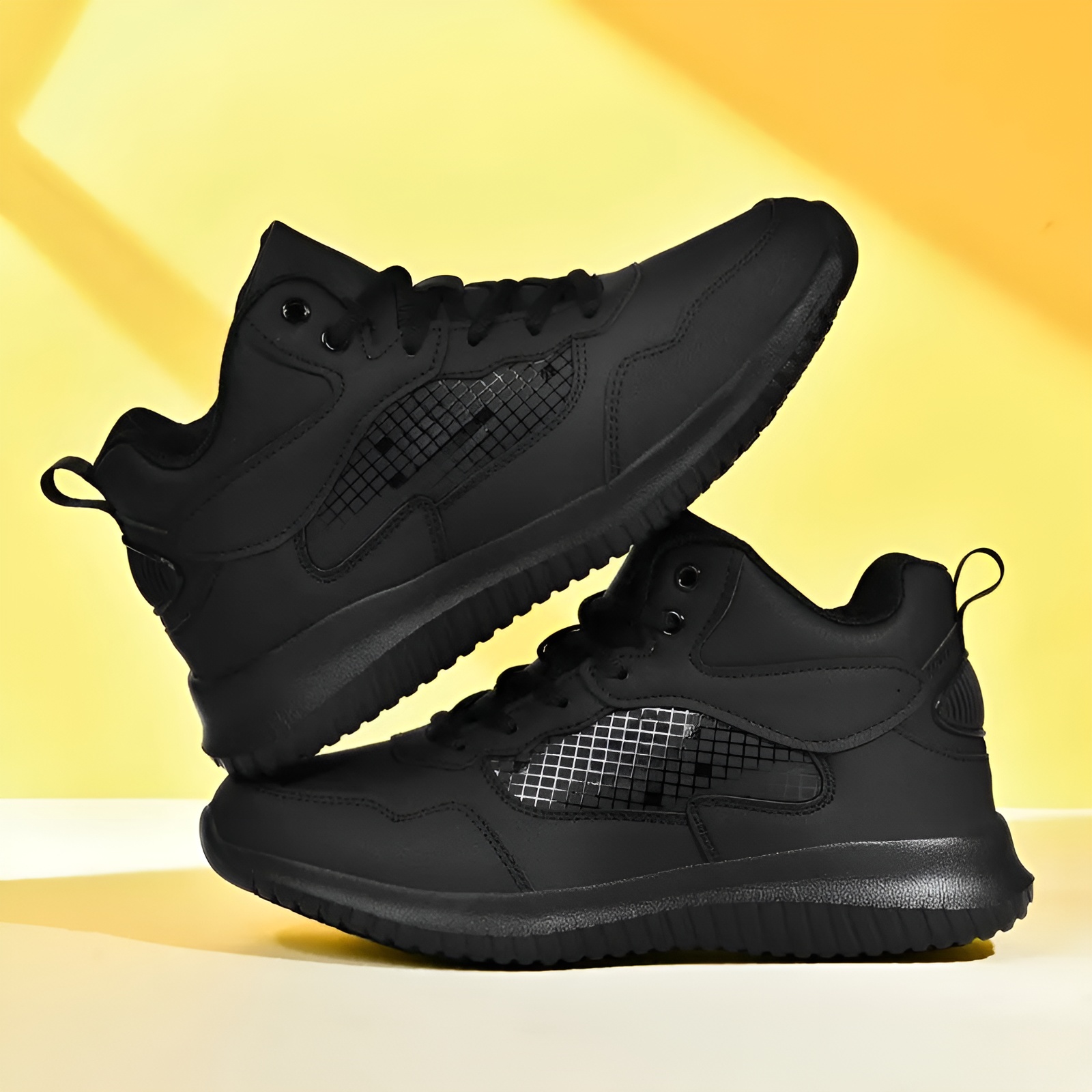 Men Leather Non Slip Food Service Shoes