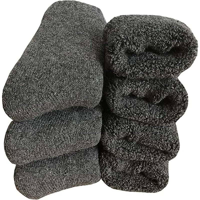 Soft Warm Winter Wool Socks 3 Pairs