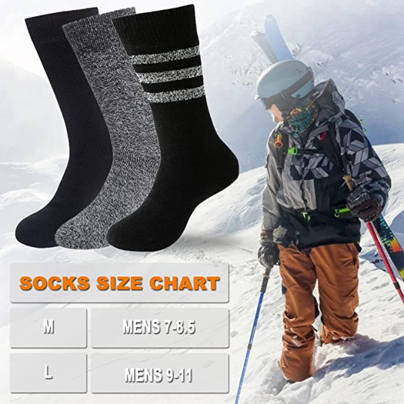Solid Color Warm Thick Thermal Socks For MenSolid Color Warm Thick Thermal Socks For Men - Image 10
