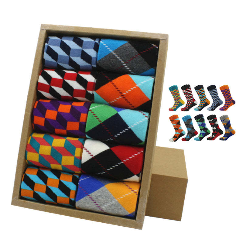 Middle Height Casual Socks Set