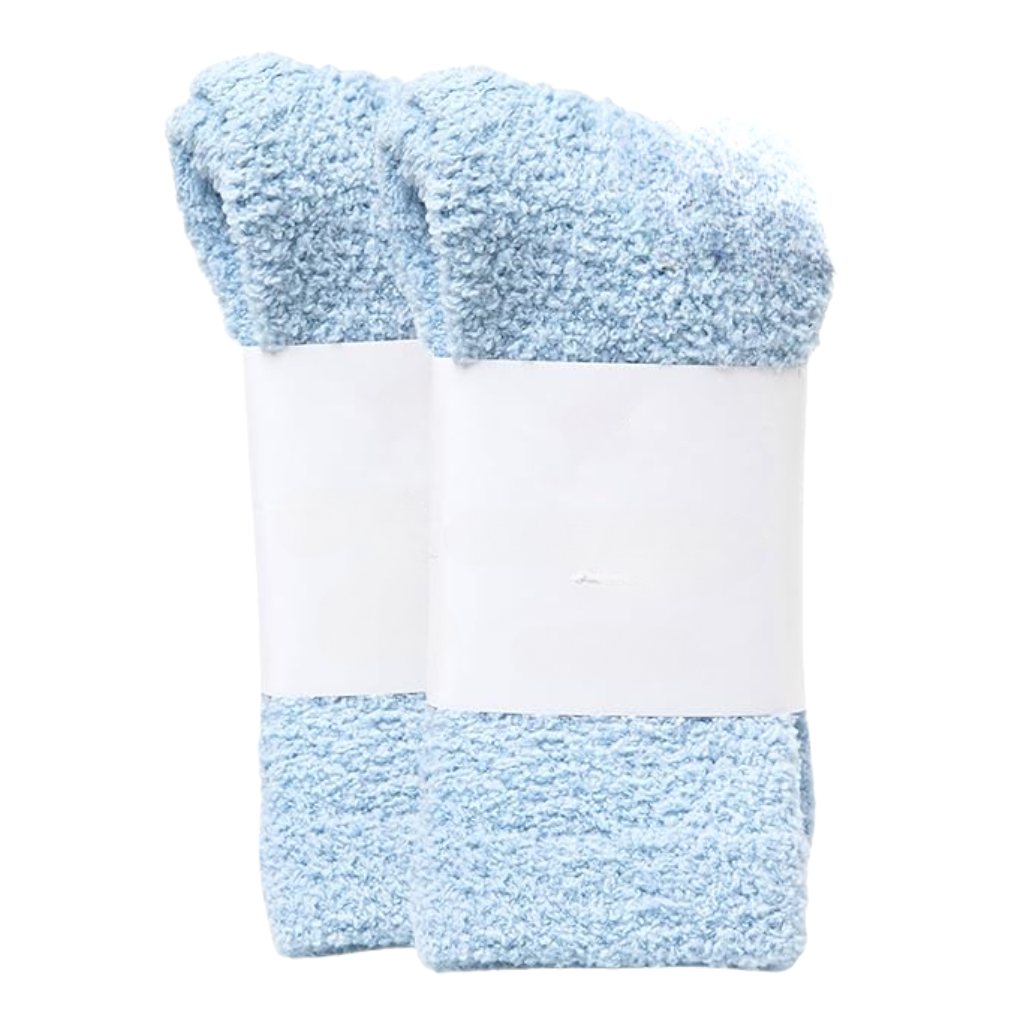 Textured Cloud Knit Crew Lounge SocksCozy Ultra Soft Cloud Knit Socks - Image 16