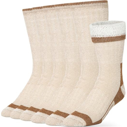 Pair Of 3 Thermal Merino Wool Hiking Socks For Winter Trekking