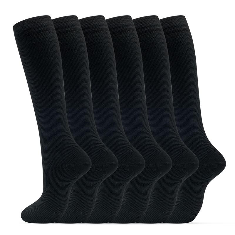 Pack of 6 High Compression Support Socks For Men And Women