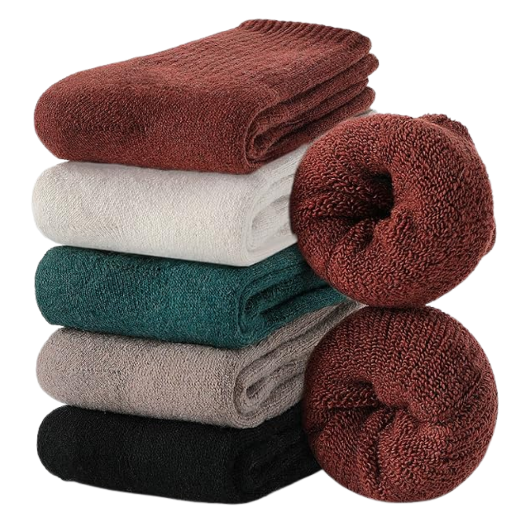 Patterned Blend Crew Style Boot Socks5 Pair Of Patterned Blend Crew Style Boot Socks - Image 7