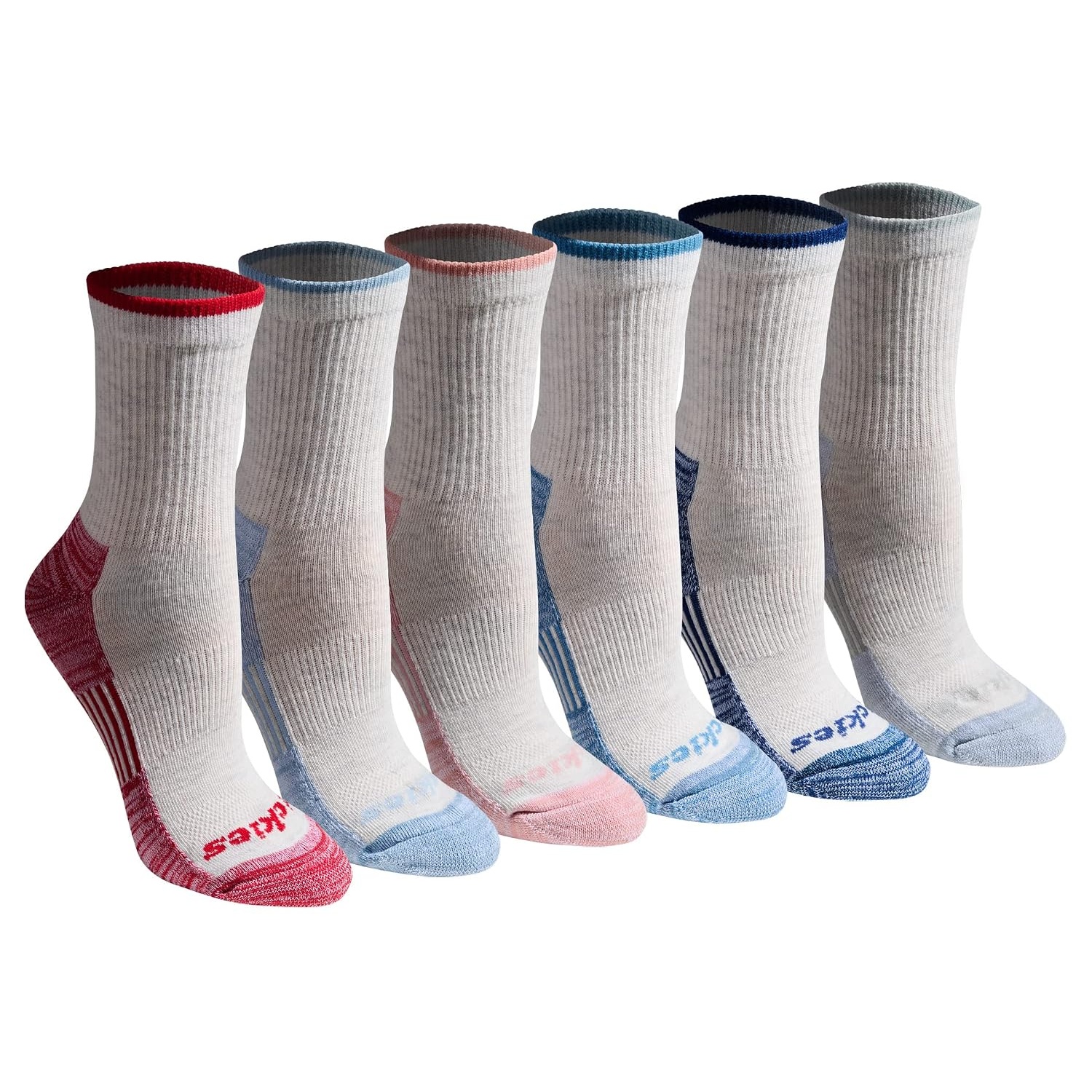 Wicking Midcrew Pack Of 12 Socks For Women