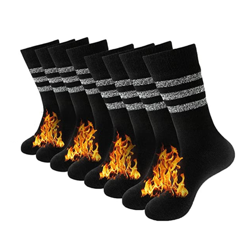 Solid Color Warm Thick Thermal Socks For MenSolid Color Warm Thick Thermal Socks For Men - Image 7