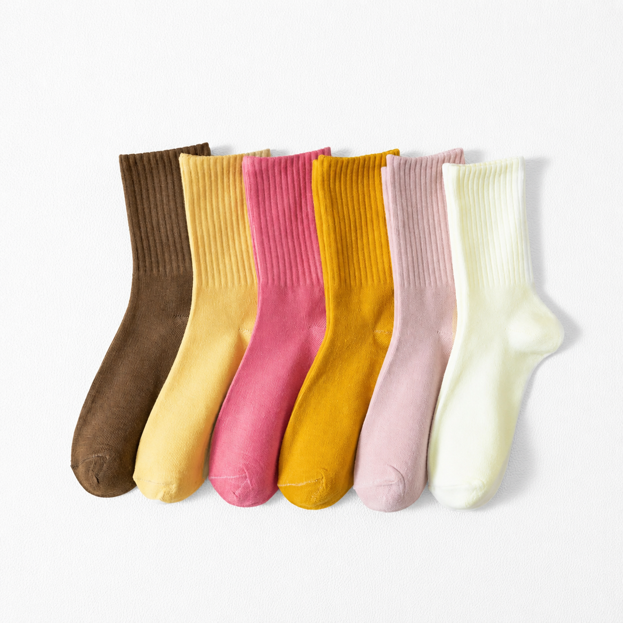 Casual Comfy Mid Crew Socks For WomenCasual Comfy Mid Crew Socks For Women - Image 3